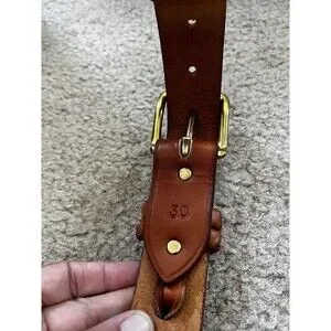 Horsemen Valencia Sport Saddlery Leather Laced Reins Braided Belt Brown Size 30 Accessories | Horsemen Valencia Sport Saddlery Leather Laced  main image 3